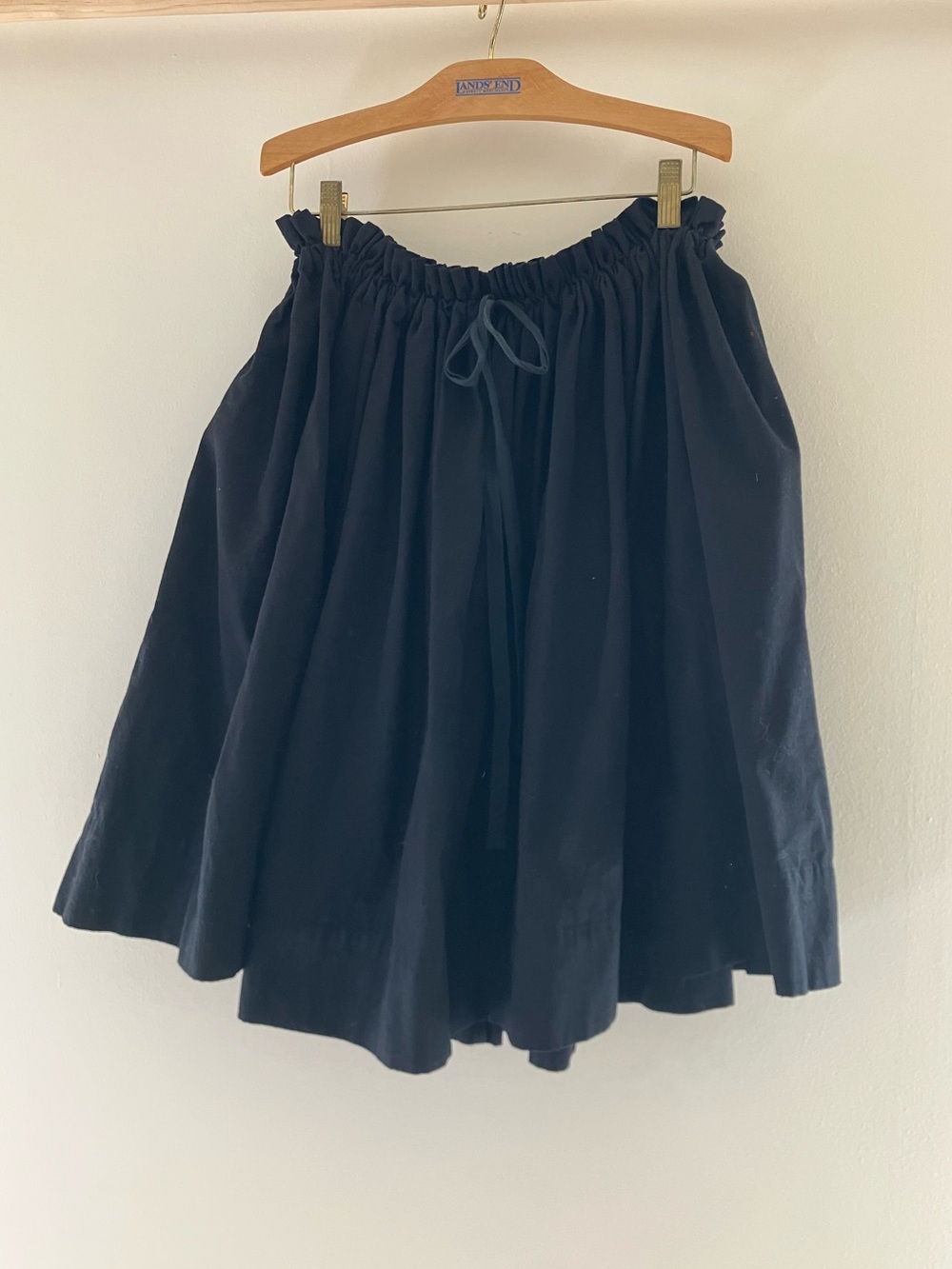RTH black drawstring skirt one size